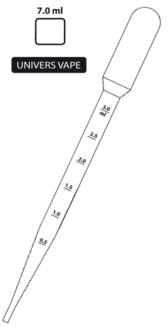 Pipette Pasteur graduée 7 ml